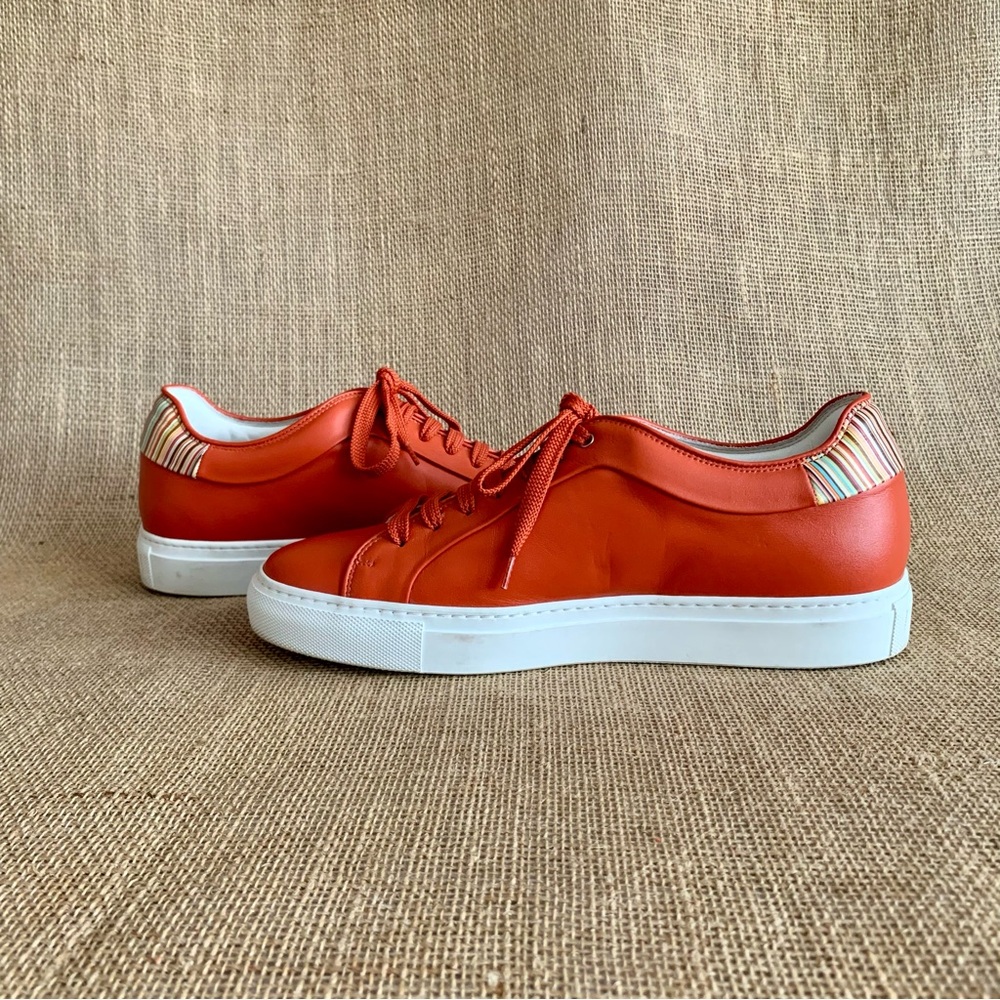 PAUL SMITH Basso Trainers Sneakers Stripe Detail Lace up Men 40/ US 7 Unisex